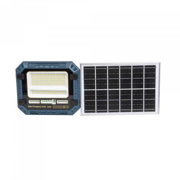Product Image for Proiector LED Panou Solara telecomanda 200W Zilan IP66 ZTS8985