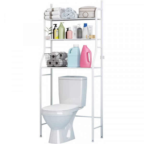 Product Image for Raft Depozitare Organizator Etajera Baie 3 polite 47x25x155cm TW101 JU