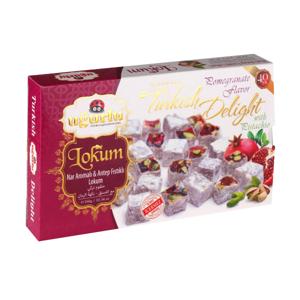 Product Image for Rahat Turcesc Fistic si Rodie Turkish Delight Ugurlu 350g MGR34227