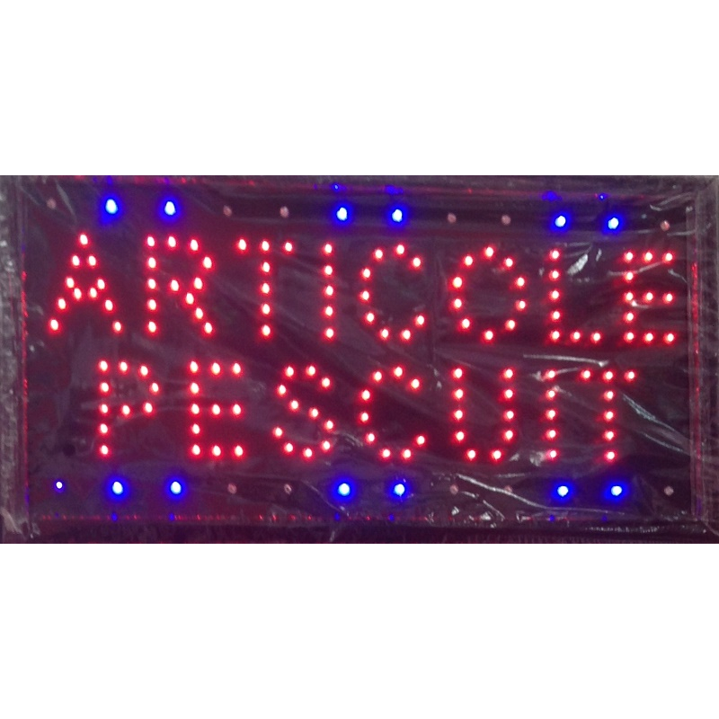 Product Image for Reclama Luminoasa cu LED 50x25cm Articole Pescuit KNH