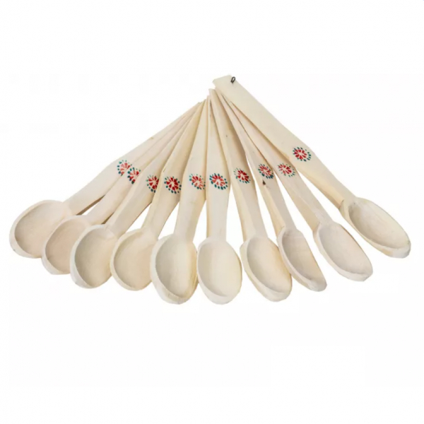 Product Image for Set 10 Linguri Traditionale din Lemn 30cm DNC63094