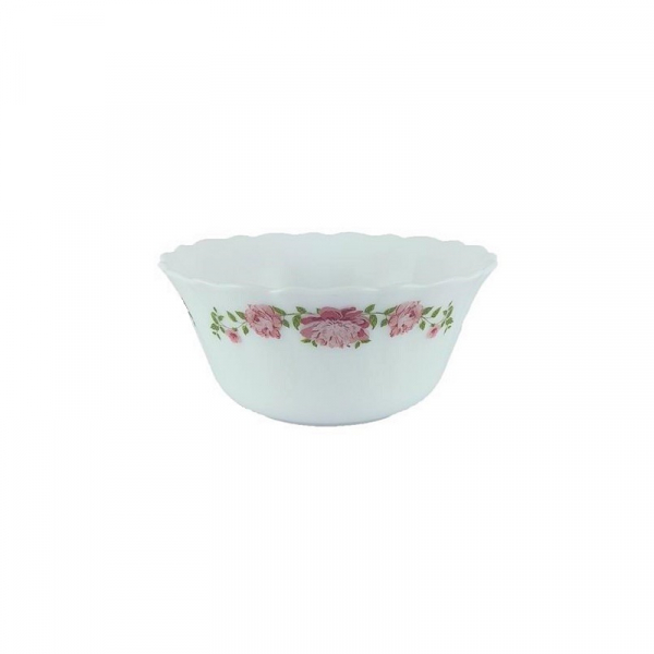 Product Image for Set 6 Boluri Mici Salata Opal Alb Model Bujori 12.5cm V720/400 DNC42485