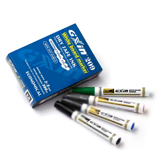 Product Image for Set 12 Markere Verzi pentru whiteboard GIXIN 209 CBC