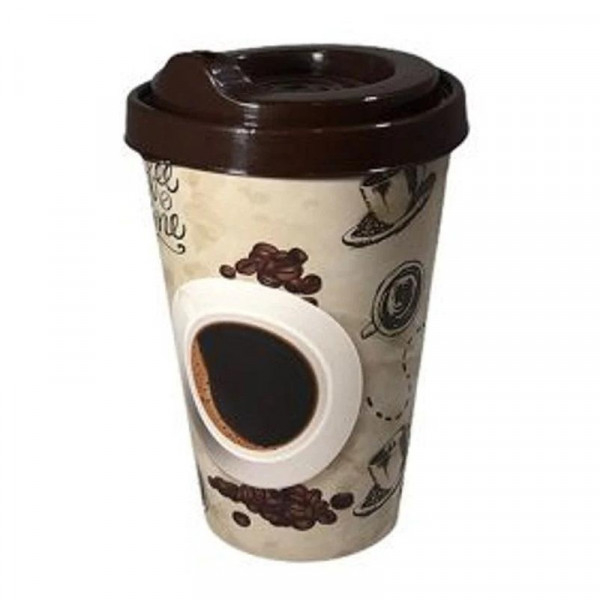 Product Image for Set 12 Pahare Cafea Plastic cu Capac 400ml DIV. MODELE AK626 16264MLI