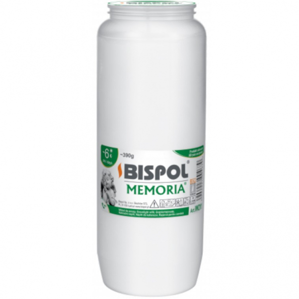 Product Image for Set 16 Rezerve Candela Bispol Parafina cu Ulei Alba WO 11 115h DNC36656