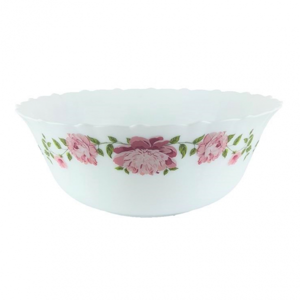 Product Image for Set 2 Boluri Mari Salata Opal Alb Model Bujori 24cm V240/400 DNC42487