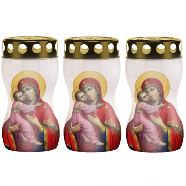 Product Image for Set 3 Candele Maica Domnului Clepsidra 16cm Ardere 3x50 Ore 3DNC50951