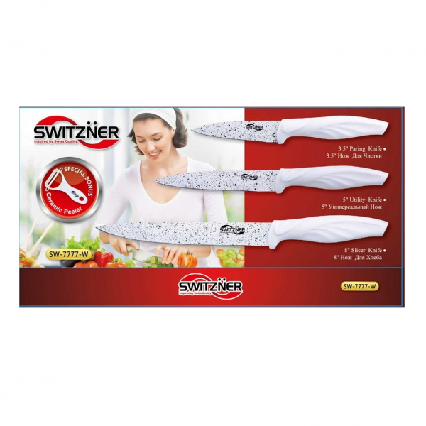 Product Image for Set 4 piese cutite bucatarie Switzner SW-7777-W DNC47145