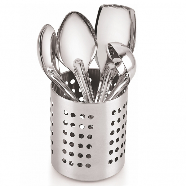 Product Image for Set 4 ustensile pentru bucatarie si suport din INOX Grunberg GR197