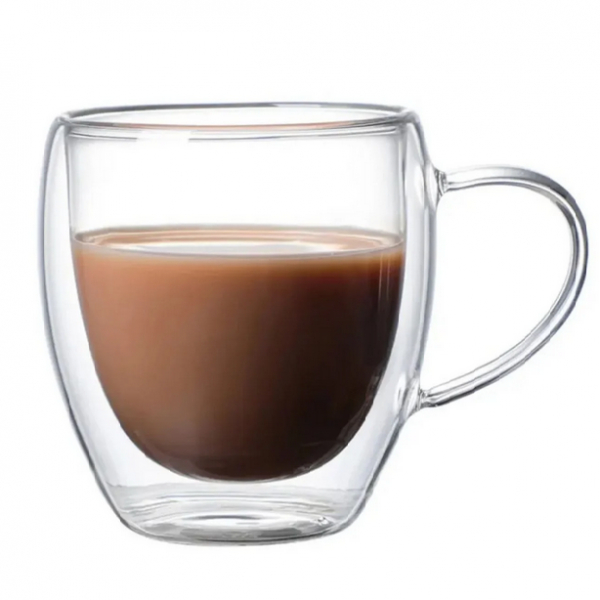 Product Image for Set 6 Cani Cafea Sticla Pereti Dubli 250ml Wei A14684 DNC58737