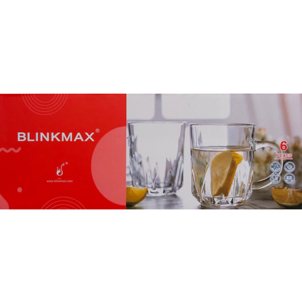 Product Image for Set 6 Cani Cappuccino, Ceai Sticla BLINKMAX 240ml KTZB04 CNN49944