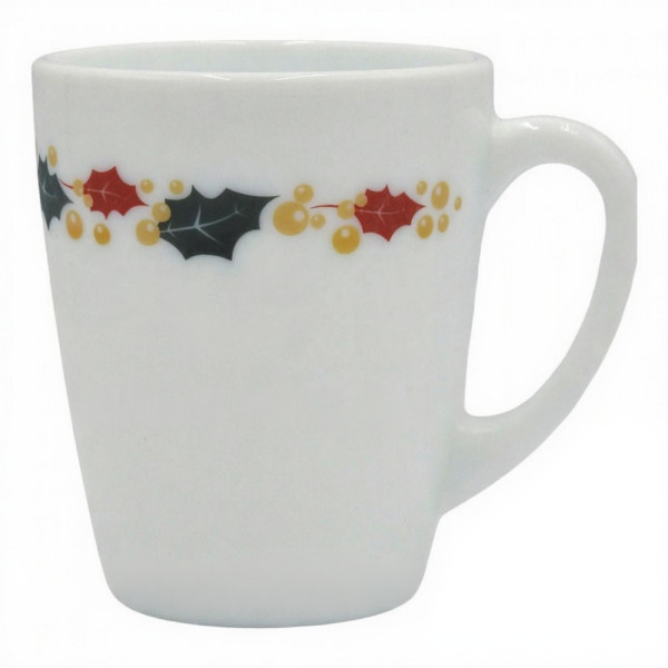 Product Image for Set 6 Cani Opal Alb Model Frunze Holivia 300ml HOL280 DNC65244