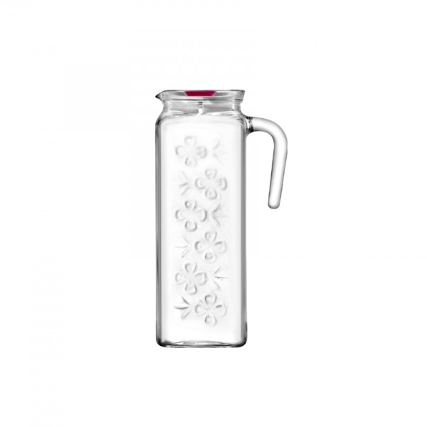 Product Image for Set 6 Carafe sticla 1,2L cu capac LAV Bloom BLO120