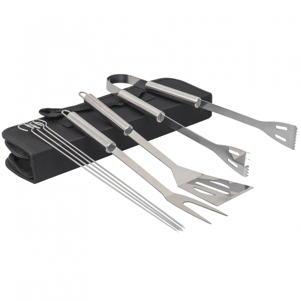 Product Image for Set 7 piese din INOX pentru gratar si borseta depozitare Zilan ZTS8339