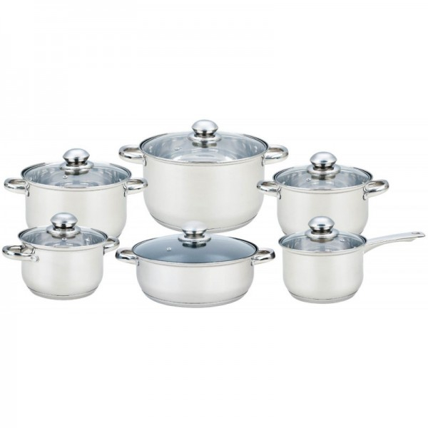 Product Image for Set Oale Inox cu Capac Sticla 12 Piese Grunberg GR1514