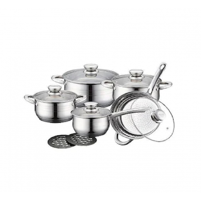 Product Image for Set oale inox cu capace 12 piese 7 straturi Kitchen PRO-1250