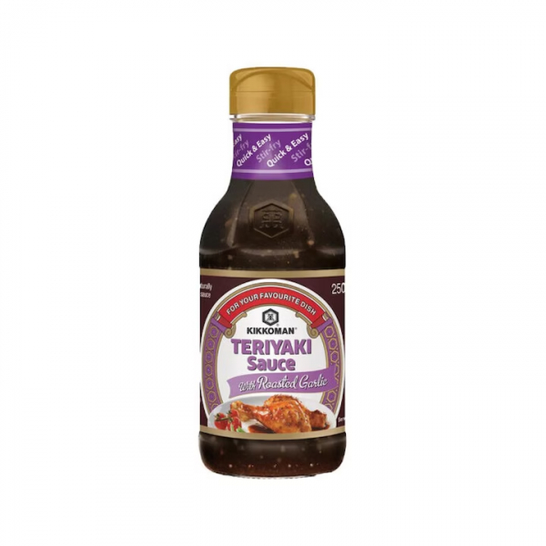 Product Image for Sos Soia Teriyaki cu usturoi Kikkoman 250ml MLL