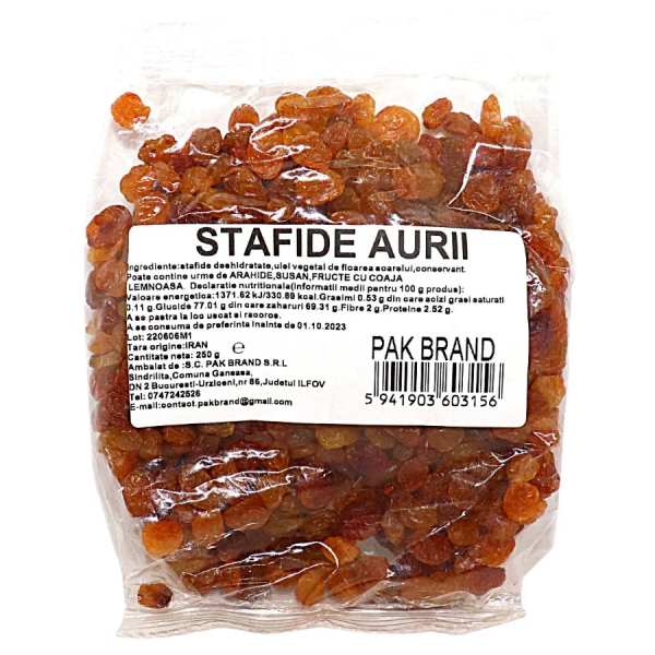 Product Image for Stafide aurii PKB 250g MGR18261