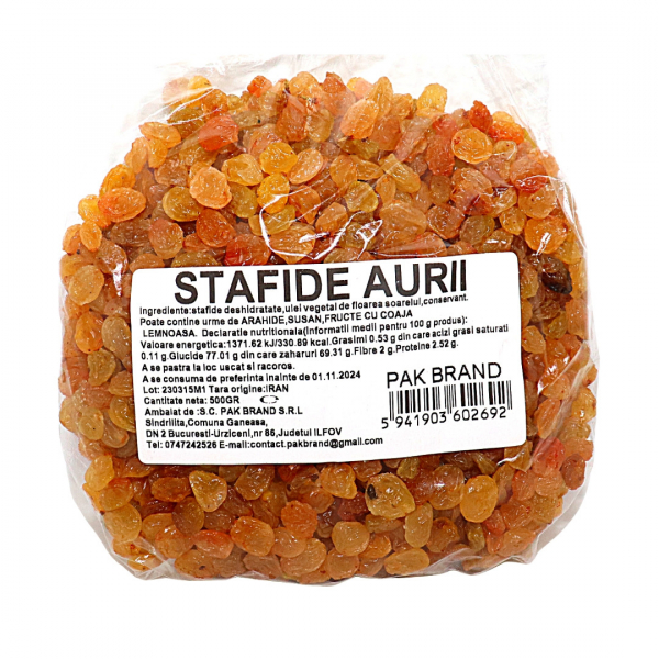 Product Image for Stafide aurii PKB 500g MGR17660