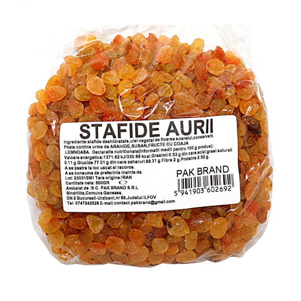Product Image for Stafide Aurii Punga PKB 500g MGR17660