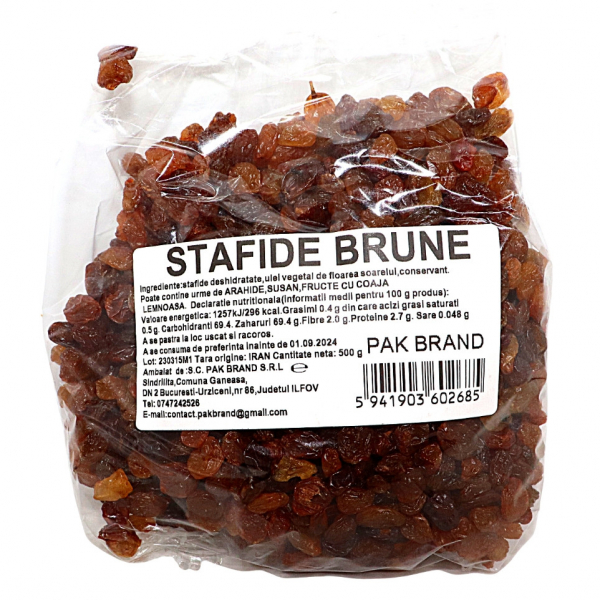 Product Image for Stafide brune PKB 500g MGR17661