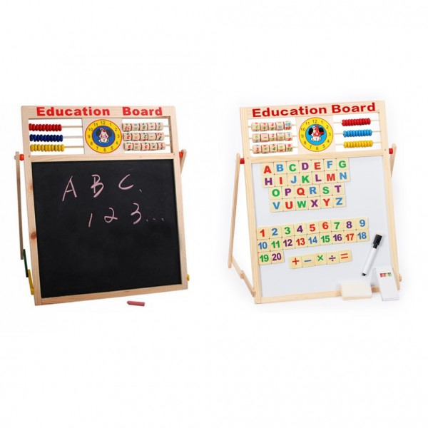Product Image for Tabla Magnetica Dubla Educativa Pentru Copii 46x38cm S