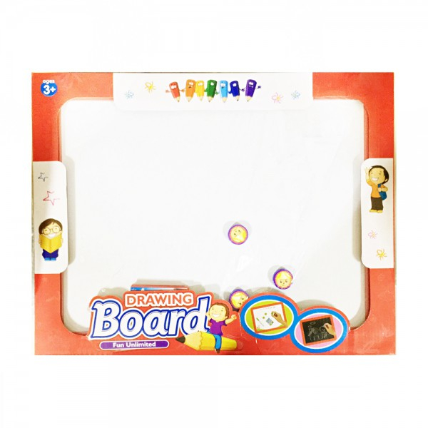 Product Image for Tabla Magnetica Copii Dubla cu Magneti si Burete Drawing Board 280426