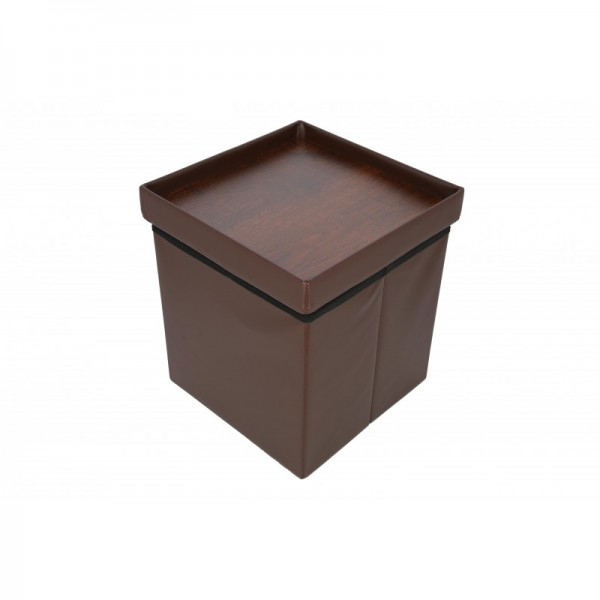 Product Image for Taburet Pliabil Depozitare Capac Reversibil 38x38cm TB75 Maro