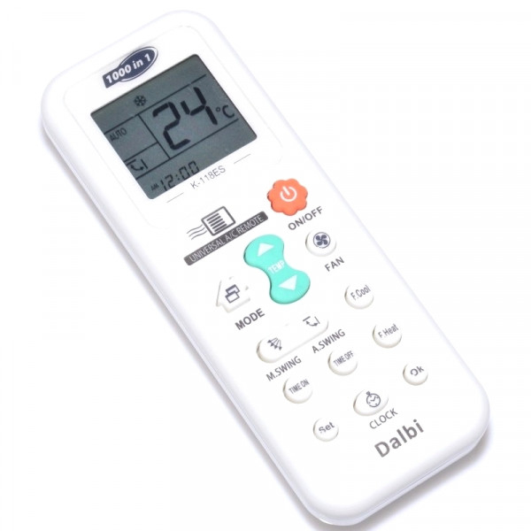 Product Image for Telecomanda Universala Dalbi Aparat Aer Conditionat K118ES 13D009 XXM