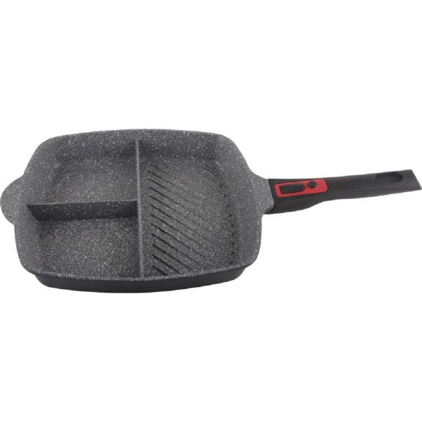 Product Image for Tigaie grill 3in1 28cm aluminiu interior granit Zilan ZLN3352