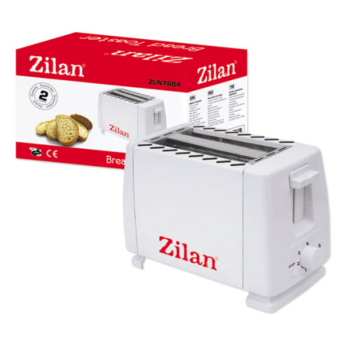 Product Image for Toaster Prajitor de Paine 2 Felii Zilan ZLN7604