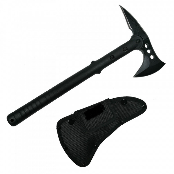 Product Image for Topor Utilitar Ascutit Bucatarie Vanatoare Camping 38cm 600g Husa