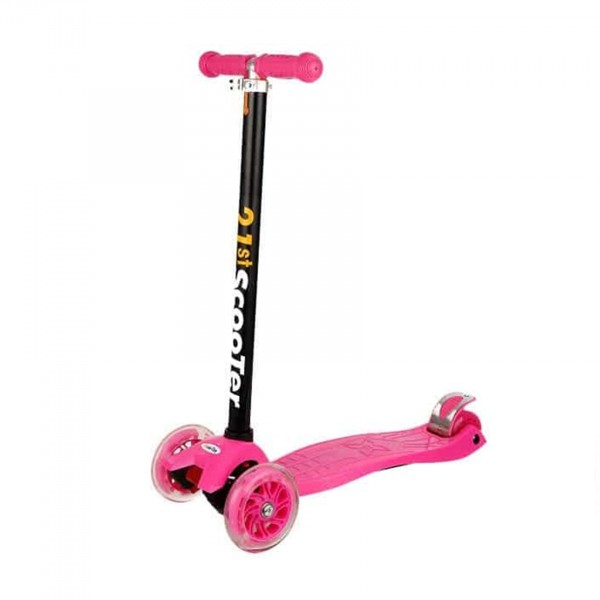 Product Image for Trotineta Copii cu Roti din Silicon 201314 21ST Scooter Roz
