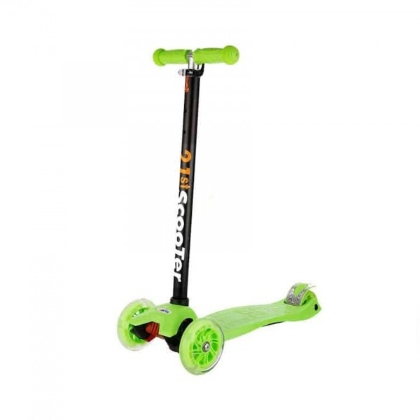 Product Image for Trotineta Copii cu Roti din Silicon 201314 21ST Scooter Verde