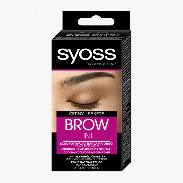 Product Image for Vopsea vegana pentru sprancene Syoss Negru 10ml CNN50004