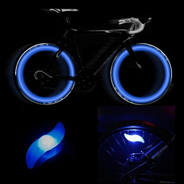 Set Lumini Hot Wheels LED Albastru pentru Spite Bicicleta Preturi Ieftine