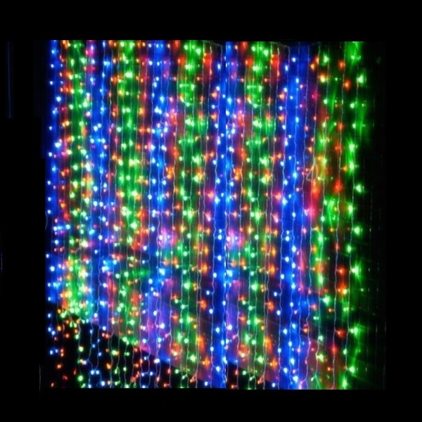 Instalatii Craciun Exterior Perdea 3x2 5m 512led Multicolor Fi Np 6019
