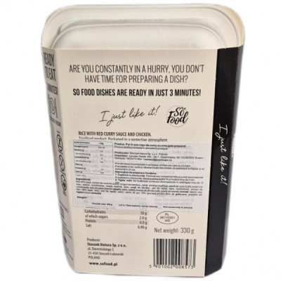 4+1 Gratis Ready Meals Pachet de Pranz o Saptamana So Food 330g MGR