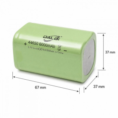 Acumulator Li-ion 44650 3.7V 6000mAh cu 4 Celule 18650 8C002 XXM