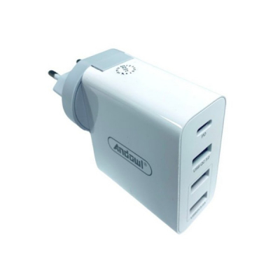 Adaptor PD+QC 3.0 4 porturi iesire USB Andowl WLXA6