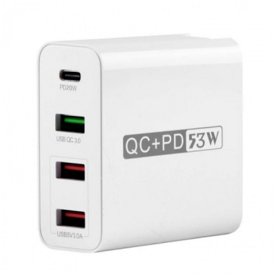 Adaptor PD+QC 3.0 4 porturi iesire USB Andowl WLXA6