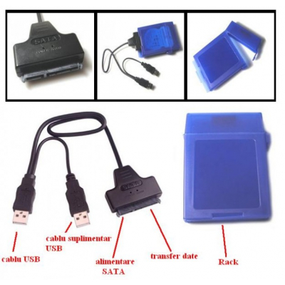 Adaptor USB la SATA Pentru HDD 2.5