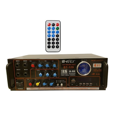 Amplificator tip statie 80W Bluetooth, USB, SD, FM Telecomanda BT329