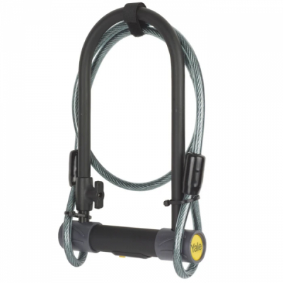 Antifurt bicicleta tip U Yale YUL2C/13/230/1 cu cheie 23cm MNR10097