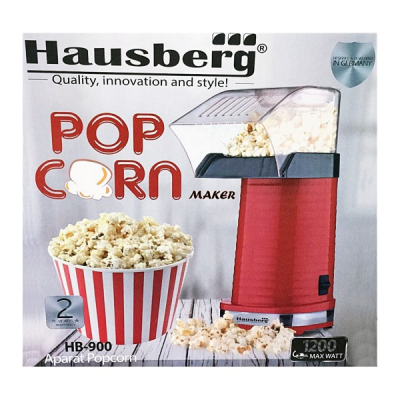 Aparat de facut Popcorn 1200W Hausberg HB900