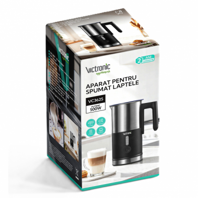 Aparat electric pentru spumarea laptelui 500W Victronic VC3625