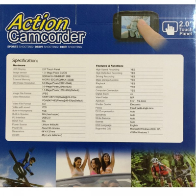 Aparat Foto si Camera Subacvatica Action Camrecorder