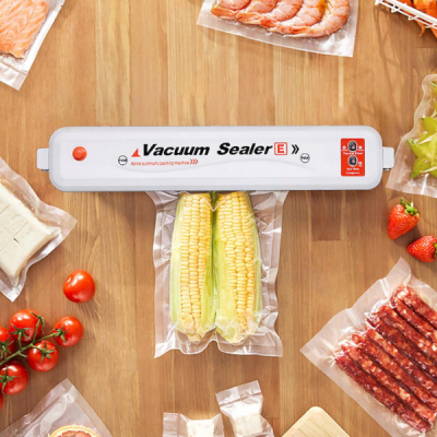 Aparat Vidat Sigilat pungi Vacuum Sealer 90W 220V portabil alb CNN44344