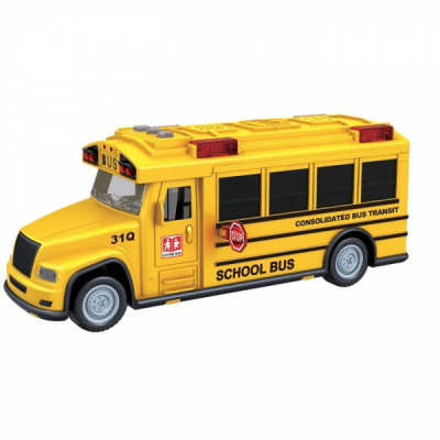 Autobuz scolar american cu lumini si sunete ATS WY940A CWT