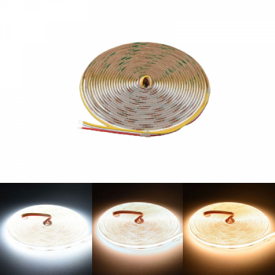 Banda LED 5m Digital COB 576D/m 3in1 Alb Rece, Natur si Cald IP20 18A203 XXM